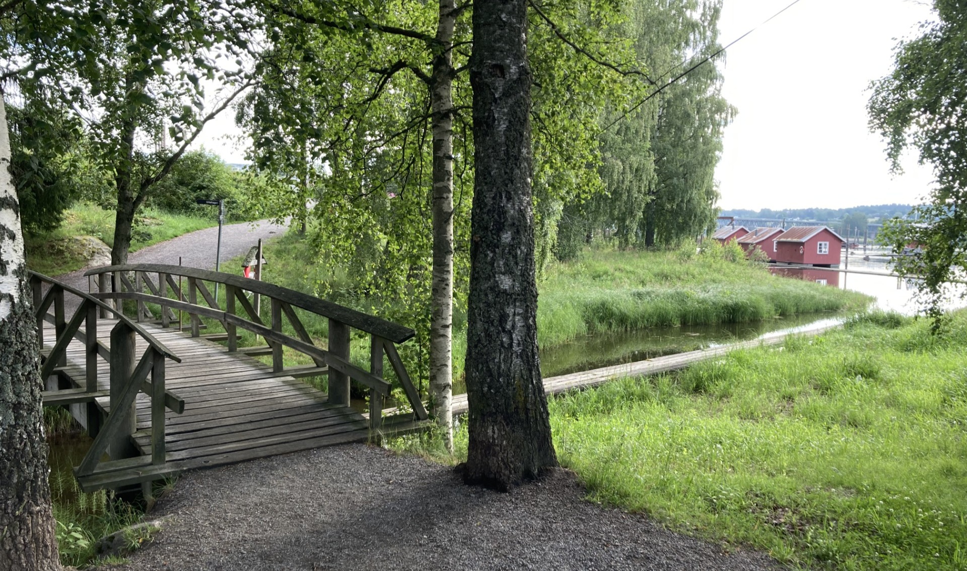 Gangbru ved Fetsund lenser